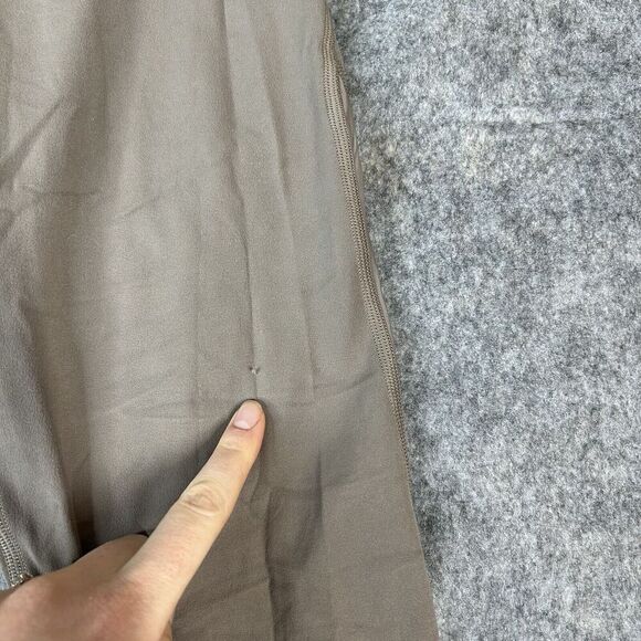 Athleta Leggings Womens Small Transcend Mesh 7/8 Tight High Rise Tan Athleisure - Picture 2 of 7